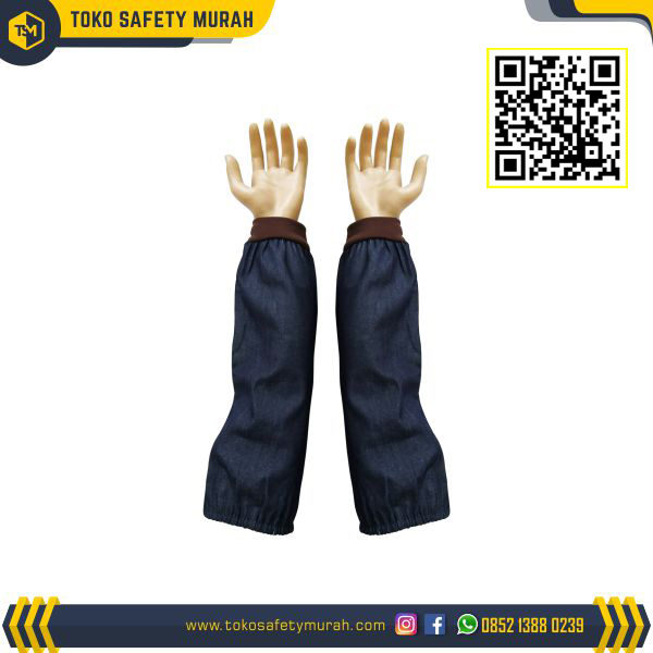 Apron Lengan Bahan Jeans Pelindung Tangan Manset Las Jual Alat Pelindung Diri Apd Alat Keselamatan Kerja K3 Toko Safety Murah