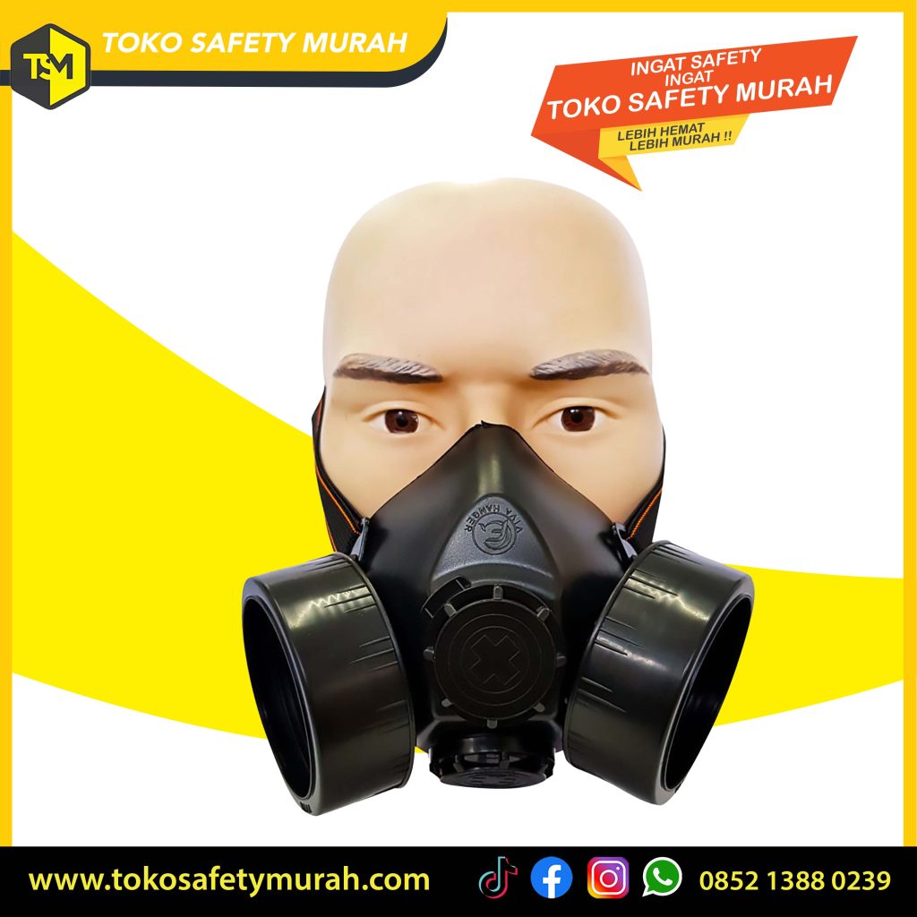Masker Obat Double Filter NP 306 Safety Mask Chemical Respirator NP306 ...