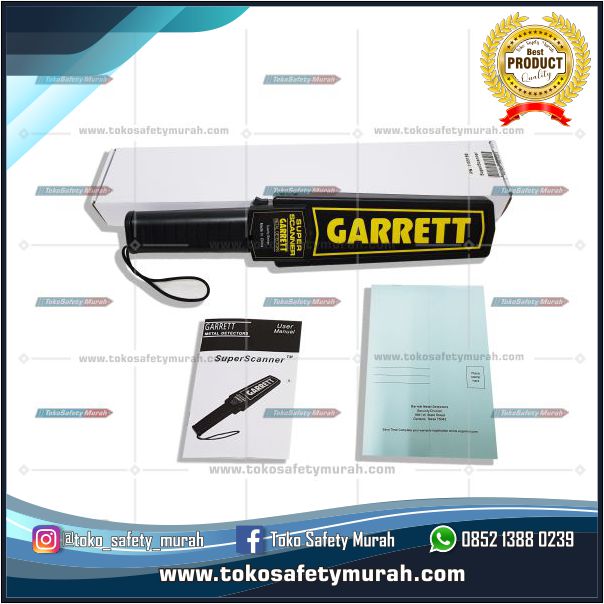 Metal Detector Handheld Garrett China Alat Pendeteksi