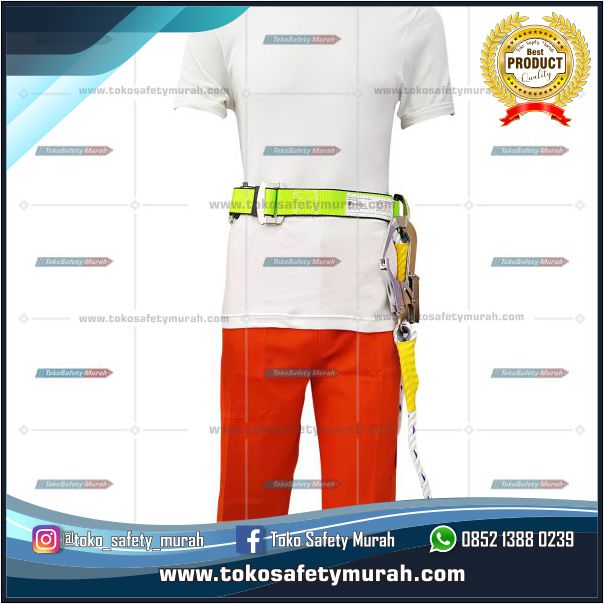 Safety Belt Eco Single Big Hook (Hook Besar) Tali Pengaman