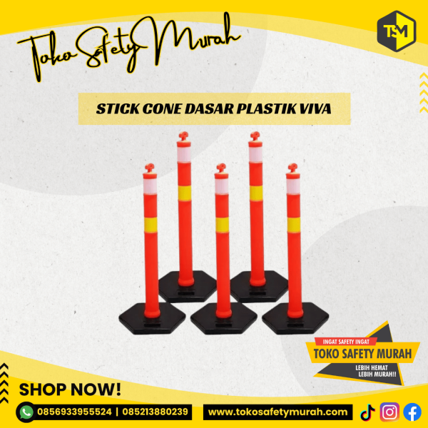 STICK CONE DASAR PLASTIK VIVA