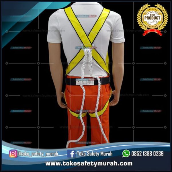 Full Body Harness Double Big Hook Besar VIVA Tali Pengaman